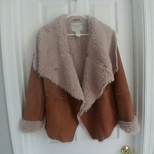 Womens Faux suede jacket